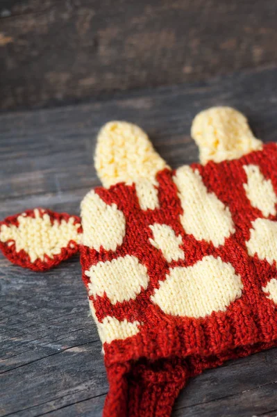 Winter knitted hat — Stock Photo, Image