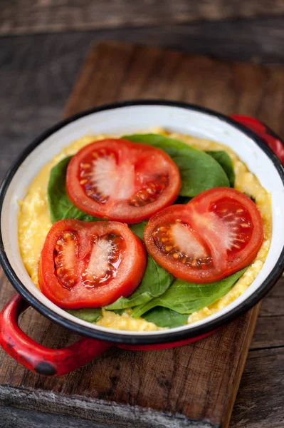 Frittata al forno con formaggio — Foto Stock