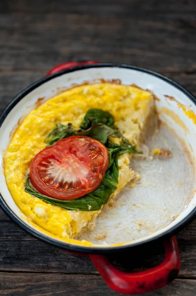 Tortilla al horno con queso — Foto de Stock