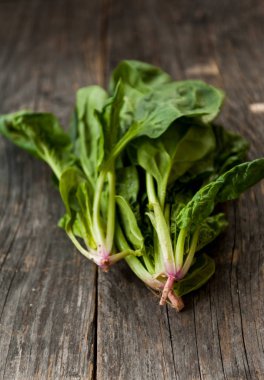 taze ıspanak yaprakları