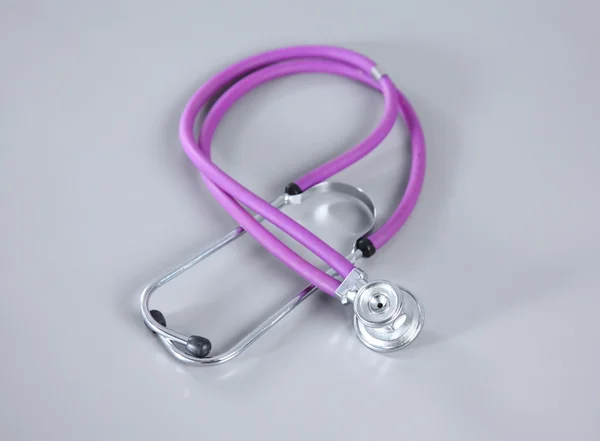 Medicinsk stetoskop eller phonendoscope isolerad på vit bakgrund cutout — Stockfoto