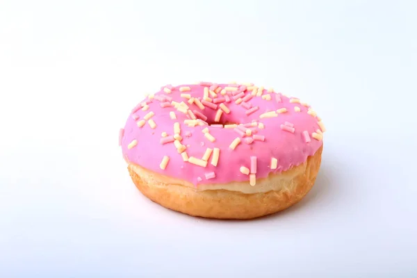 Homemade Traditional polish sweets doughnuts isolated on white background. — Stock Photo, Image