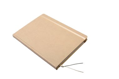 defter ve kalem beyaz masada. Seçici odak