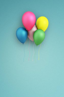    renkli Balon renk arka plan ayarla