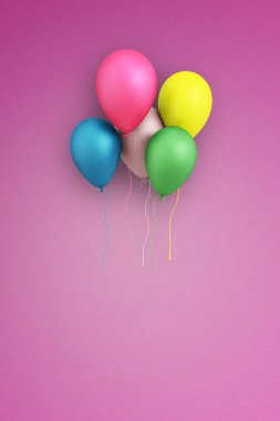    renkli Balon renk arka plan ayarla