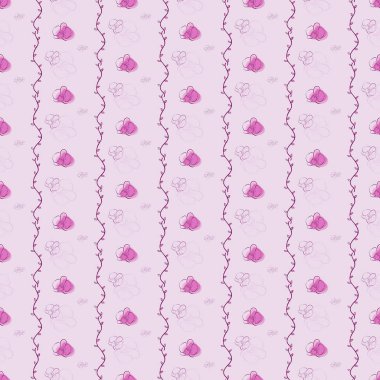 Orkide çiçekleri seamless modeli