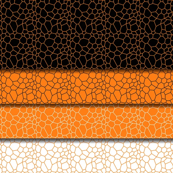 Patrón sin costura naranja abstracto — Vector de stock