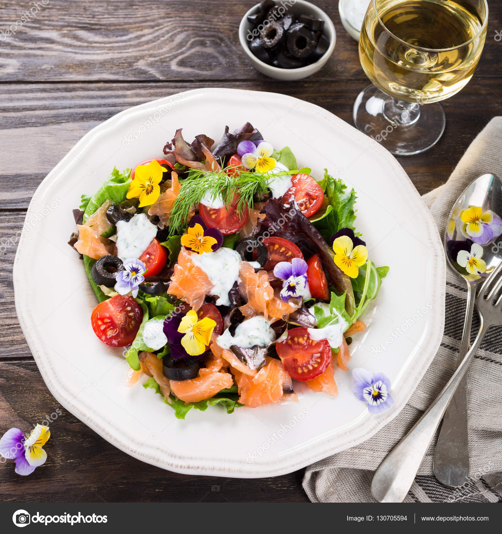 Somon Füme Salata Somon Füme Salata