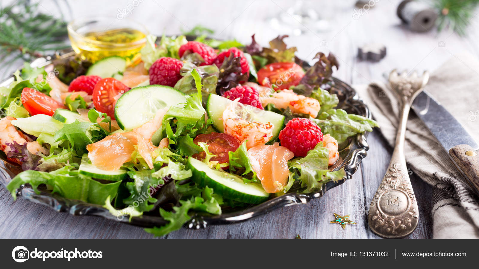 Somon Füme Salata Somon Füme Salata