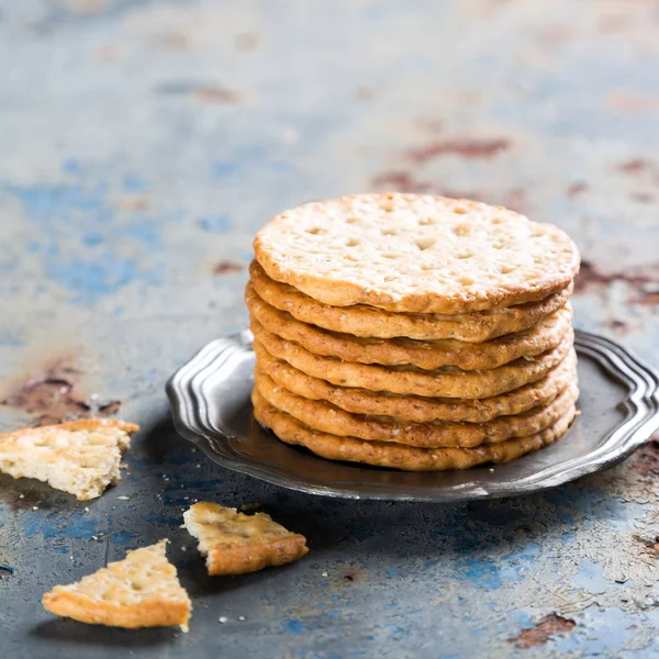 Homemade shortbread cookies with quinoa — Stock Photo, Image