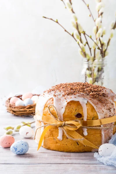 Roti manis ortodoks Paskah — Stok Foto