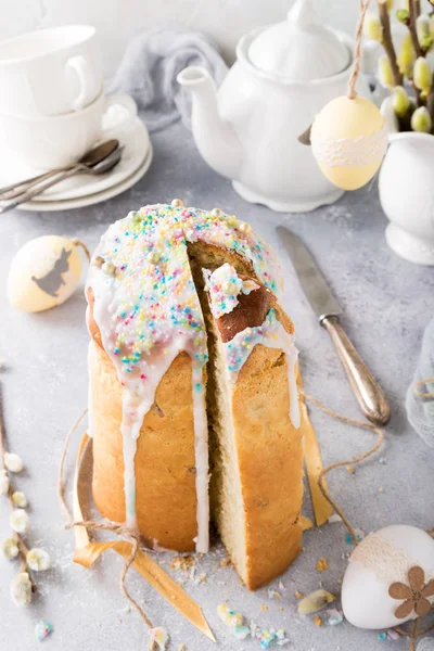 Paskalya Ortodoks tatlı ekmek — Stok fotoğraf