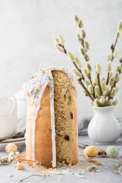 Roti manis ortodoks Paskah — Stok Foto