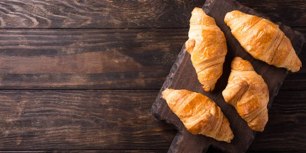 Färska mini croissanter — Stockfoto
