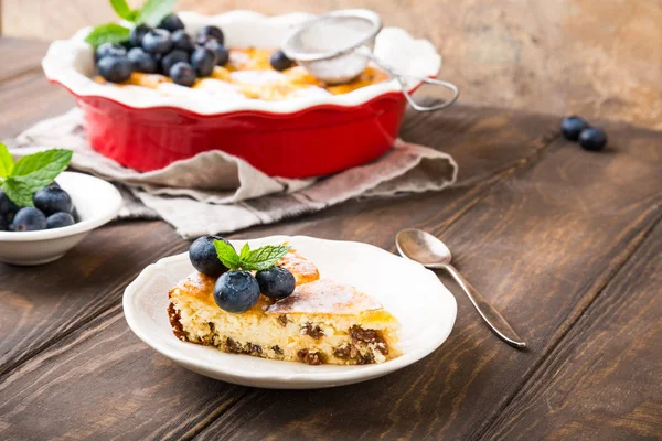 Νόστιμο σπιτικό cheesecake — Φωτογραφία Αρχείου