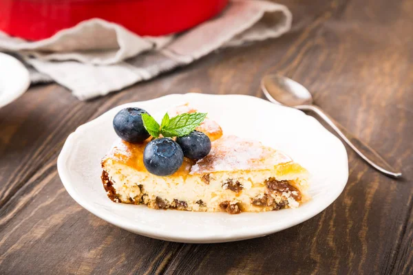 Lezzetli ev yapımı cheesecake — Stok fotoğraf