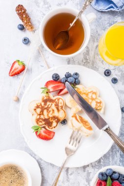 Viski krep ile Kahvaltı