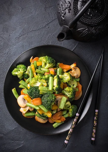 Stir fried vegetables — Stock Photo, Image