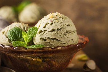 Fıstıklı dondurma.