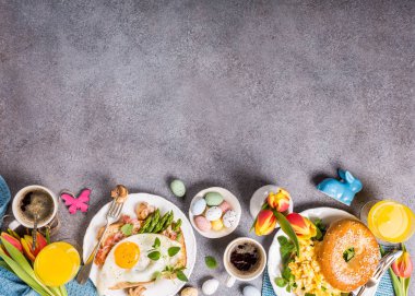 Paskalya tatili kahvaltı düz yatıyordu