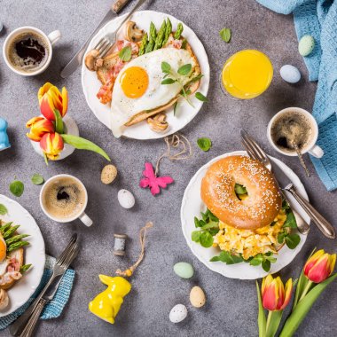 Paskalya tatili kahvaltı düz yatıyordu