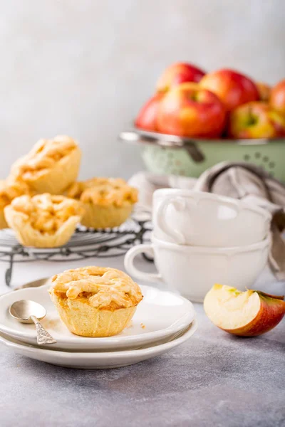 Torte di mele mini fatte in casa — Foto Stock