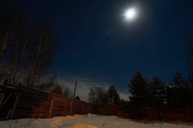 kış gecesi sahnesi