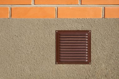 Brown ventilation grille