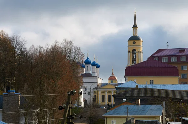 Vista de Borovsk no outono — Fotografia de Stock