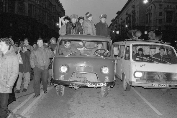 Vladimir Zhirinovskiy na radzieckiej armii i marynarki wojennej dzień — Zdjęcie stockowe