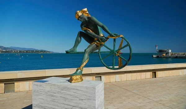 Escultura de Ulisses em Mônaco — Fotografia de Stock