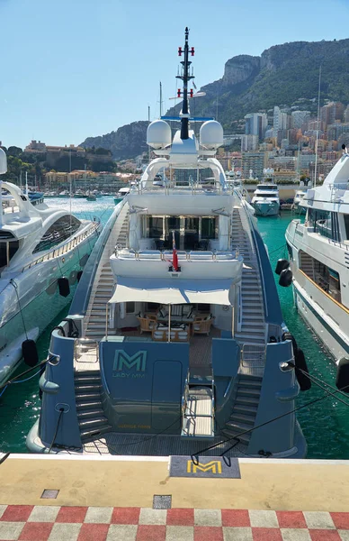 モナコの美しいヨット — ストック写真