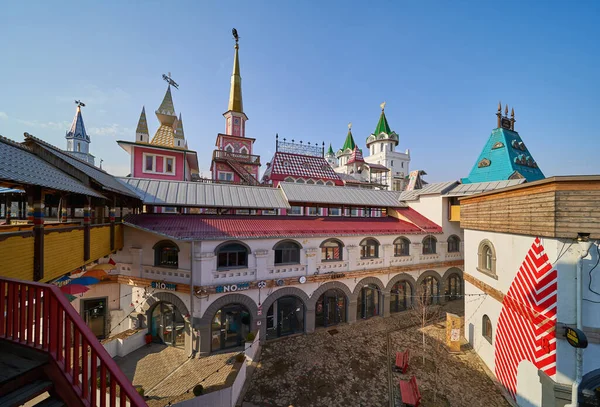 Moskou Rusland Maart 2020 Prachtige Russische Architectuur Izmailovo Kremlin — Stockfoto