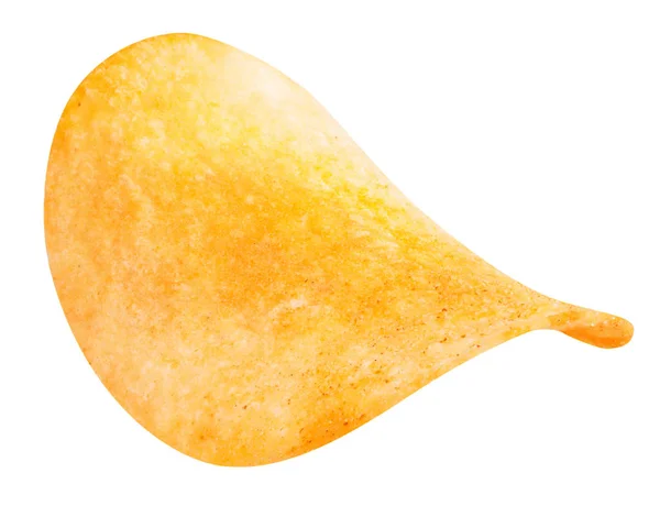 Kartoffelchips isoliert auf weißem Hintergrund — Stockfoto