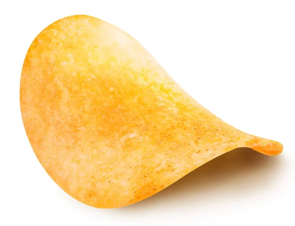 Kartoffelchips isoliert auf weißem Hintergrund — Stockfoto