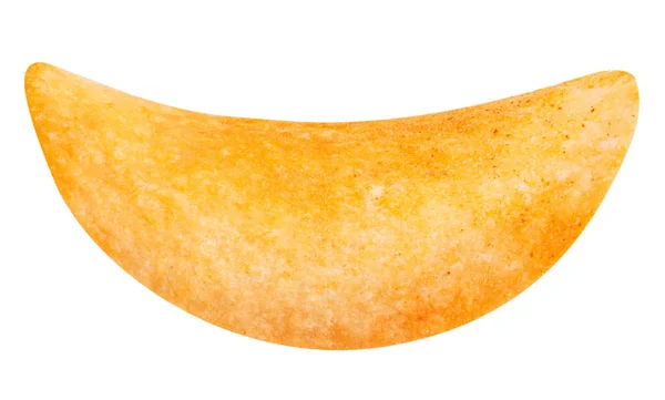 Kartoffelchips isoliert auf weißem Hintergrund — Stockfoto