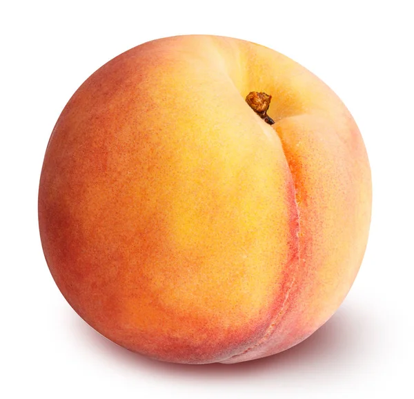 Peach isolated on white background — Stock Photo, Image