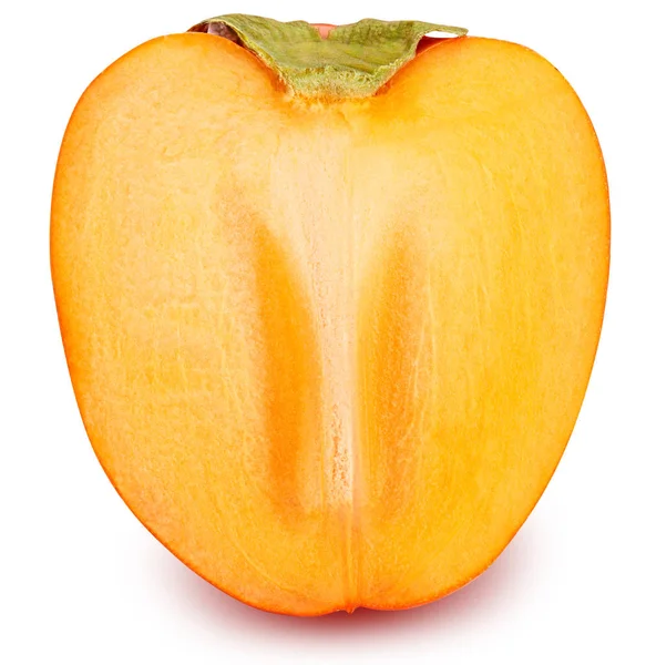 Persimmon cut slice half — Stock Photo, Image