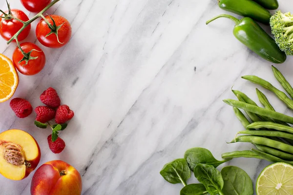 Frukt och vegetabiliska ingredienser — Stockfoto