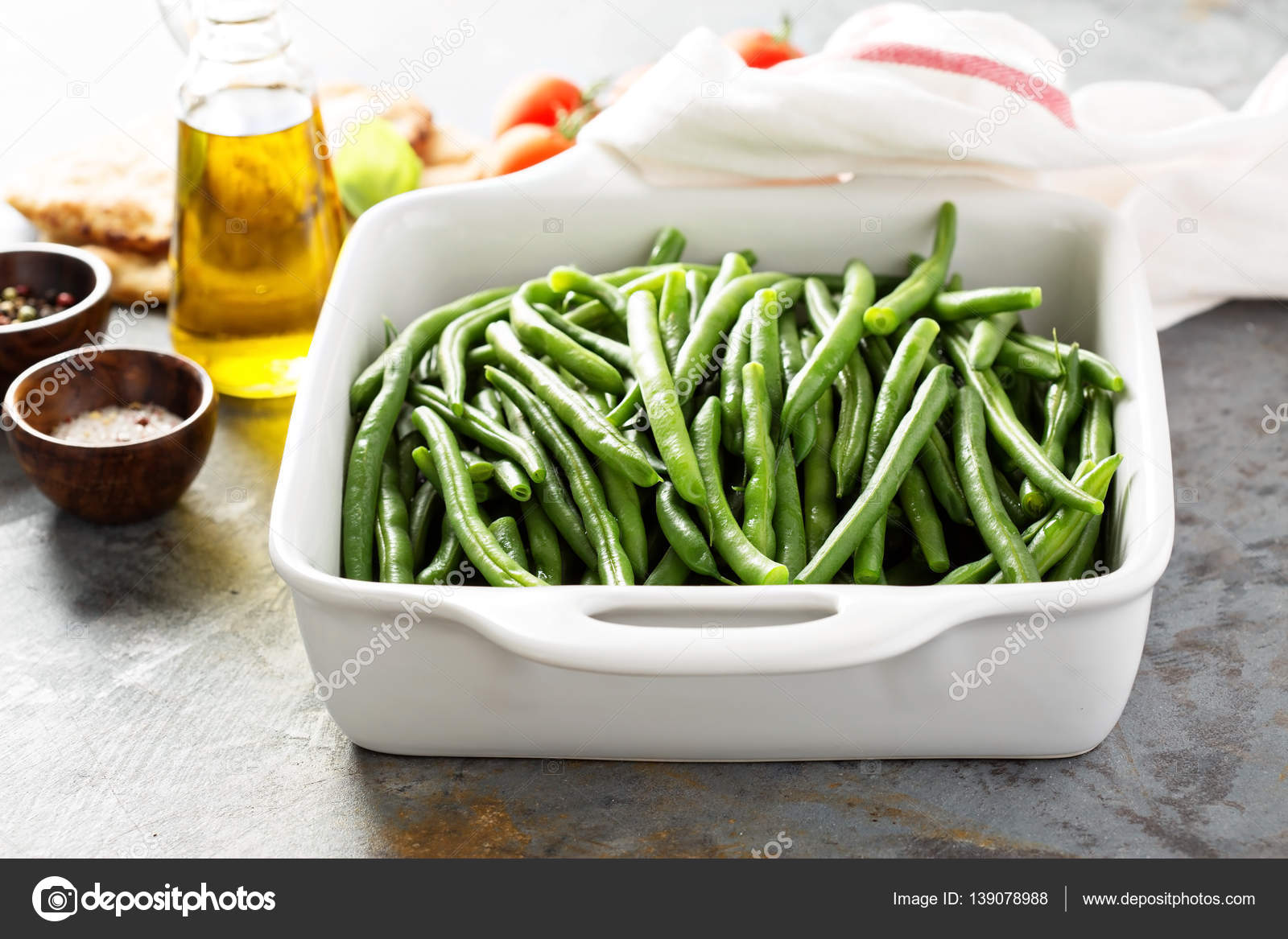 Blanched green beans — Stock Photo © fahrwasser 139078988