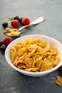 Bir kasede Cornflake tahıllar