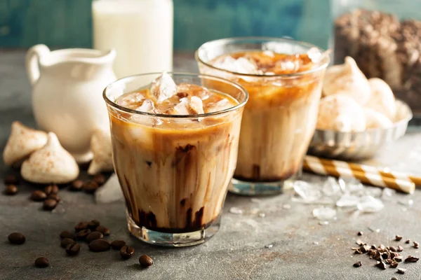 Café gelado com leite — Fotografia de Stock