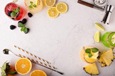 Margarita kokteyl çeşitli