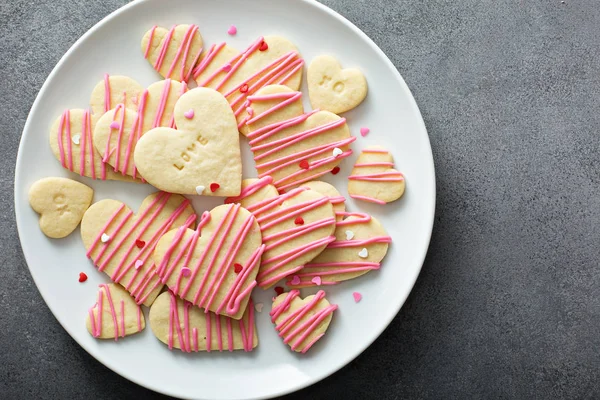 Vanilkový cukr vystřihnout soubory cookie — Stock fotografie