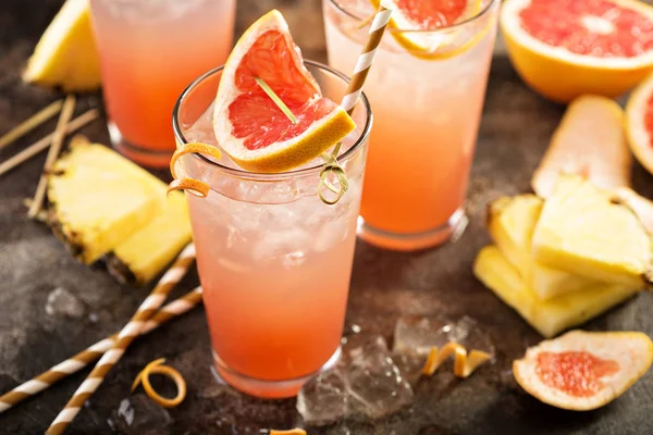 Cocktail di pompelmo e ananas — Foto Stock