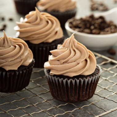 Çikolatalı espresso cupcakes