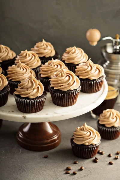 Cupcakes expresso au chocolat — Photo