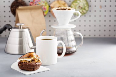 Smores donuts kahve ile