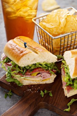 İtalyan alt sandviç fişleri ile