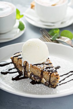 Gluten ücretsiz pasta dondurma ile